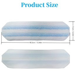 Microfiber Mop Head Replacements | Compatible with OCeda.r H2prO Spray Mops | 6-Pack Reusable & Machine Washable Mop Heads | Suitable for All Types of Safety Flooring