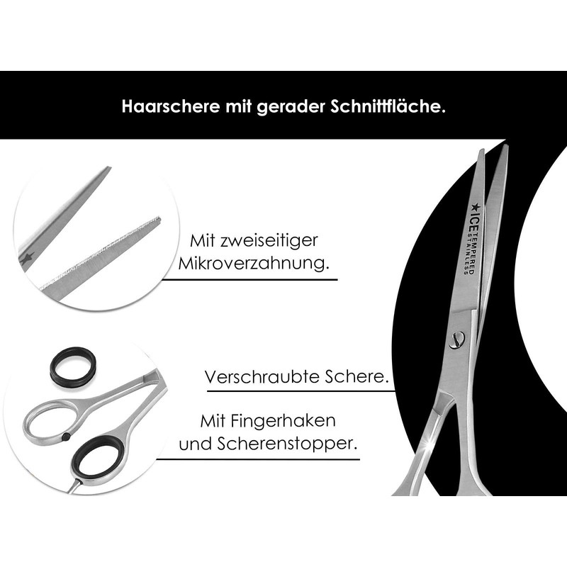 Solingen Professional Hairdressing Scissors with Micro Teeth Instruments NRW or