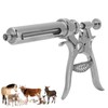 SemiAutomatic Metal AntiRust Livestock Injection Syringe for Veterinary Equipment(30ml Syringe