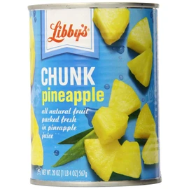 Libby's Chunk Pineapple Packed In Pineapple Juice, 20 Ounce