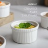 Feenmai Ramekins 8 Oz Oven Safe - Baking Bowls Set