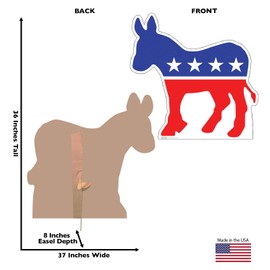 Cardboard People Democratic Donkey Life Size Cardboard Cutout Standup