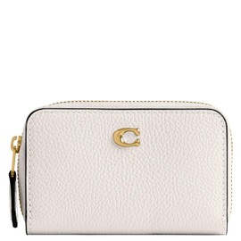 Coach Women's Small Zip Around CASE Accessory-Travelers Card Sleeves, B4/Chalk, One Size