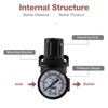SNS Air Compressor Pressure Regulator With Bracket and Gauge Female