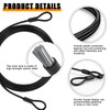 GUNGY 2M Bike Lock Cable Heavy Duty Cable Lock Security
