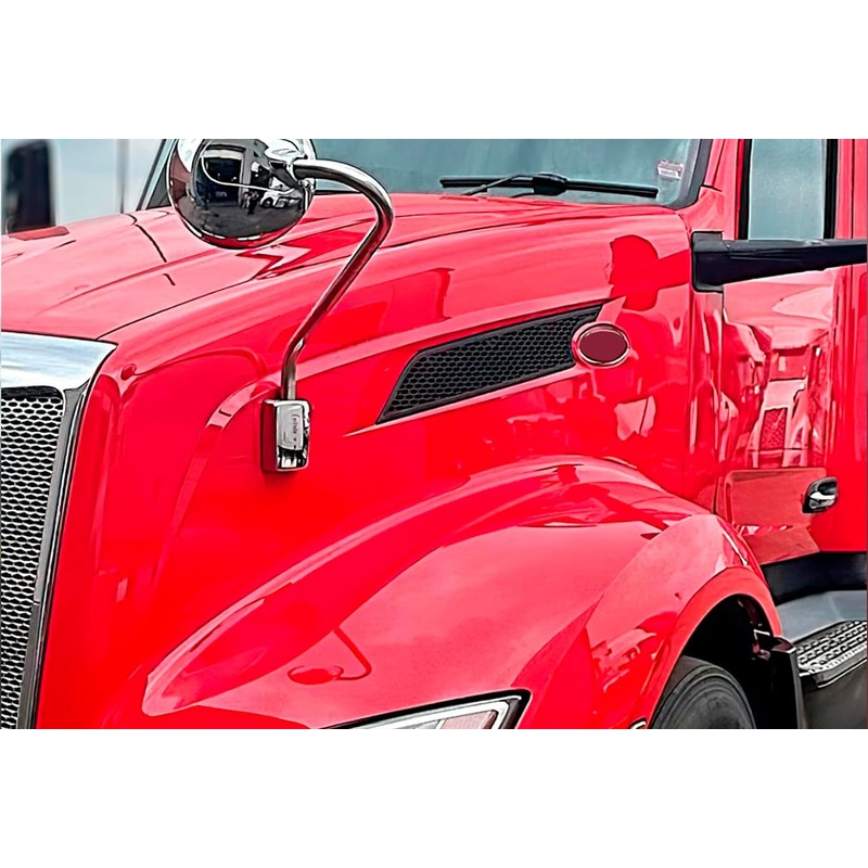 KOZAK Side Grille Air Intake Screen Black Driver Left Side