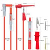 Cleqee 18pcs Multimeter Test Lead Kit with Alligator Clip, Banana