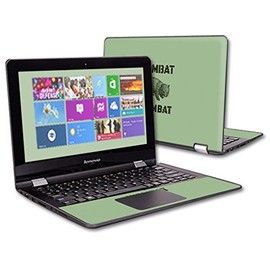 MightySkins Skin Compatible with Lenovo Flex 3 11" – Combat Wombat | Protective, Durable, and Unique Vinyl Decal wrap Cover | Easy to Apply, Remove, and Change Styles | Made in The USA