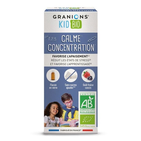 Granions Kid Bio Calme et Concentration 125 ml