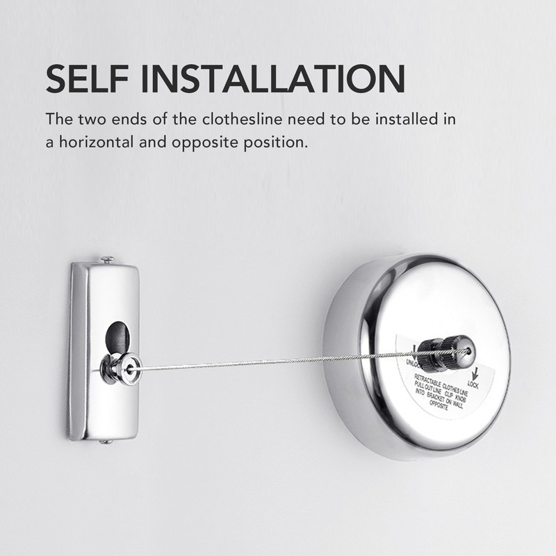 Retractable Clothesline Professional Strong Bearing Capacity Clothes Line Dryer for
