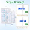 Wearable Urine Collector Set with Silicone Urine Catching Capsule, 1M