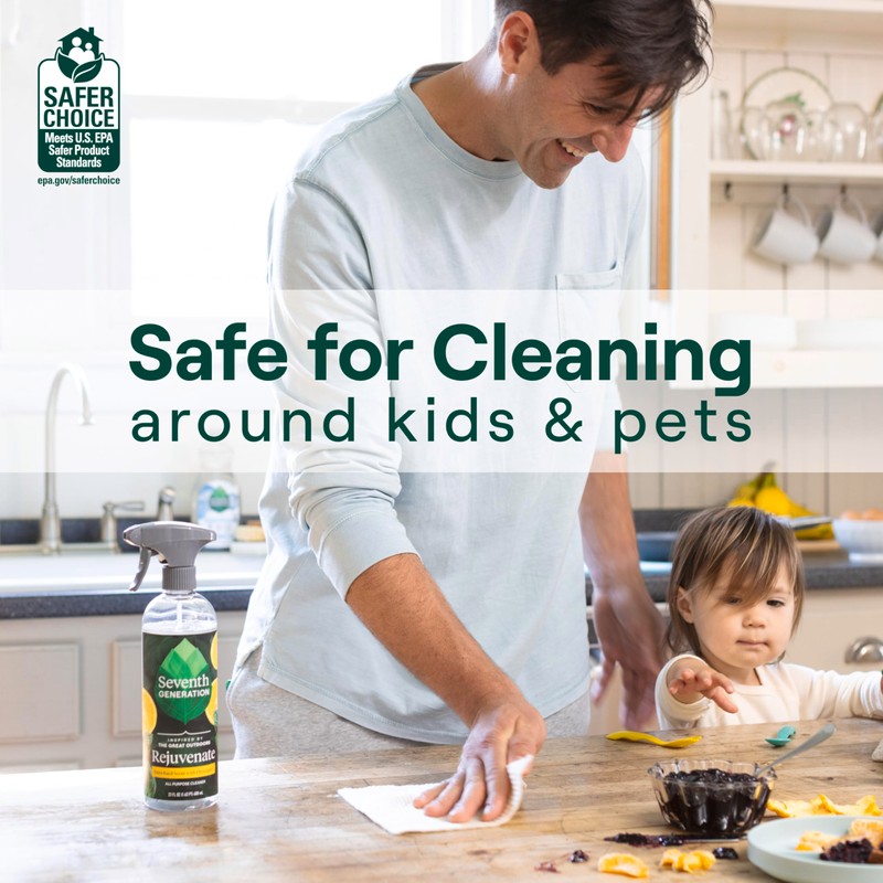 Seventh Generation All Purpose Cleaner Rejuvenating Yuzu Basil, For All