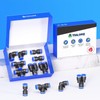 TAILONZ PNEUMATIC 4 mm OD Push to Connect Screw Connections