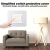 Wjelet 4 Pcs Light Switch Surround, Finger Plates for Light