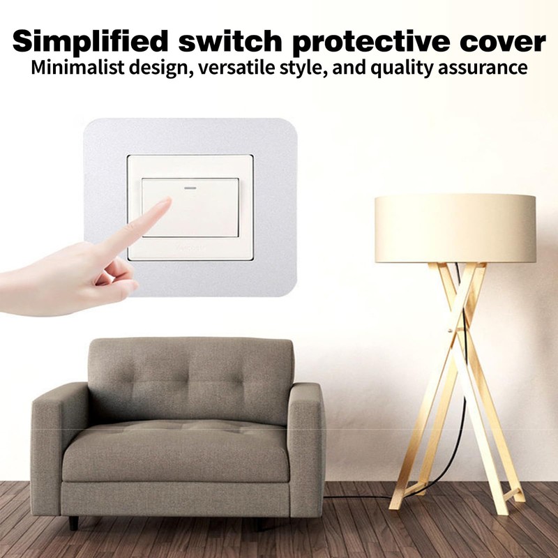 Wjelet 4 Pcs Light Switch Surround, Finger Plates for Light