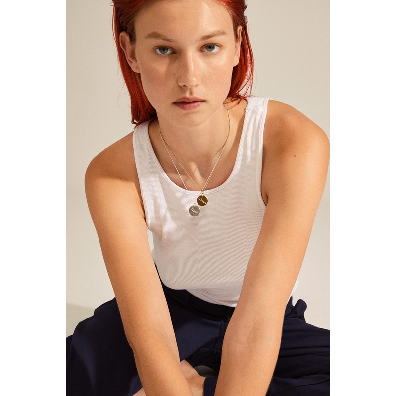 Pilgrim Women's Necklace with Pendant, Silver Plated, silver