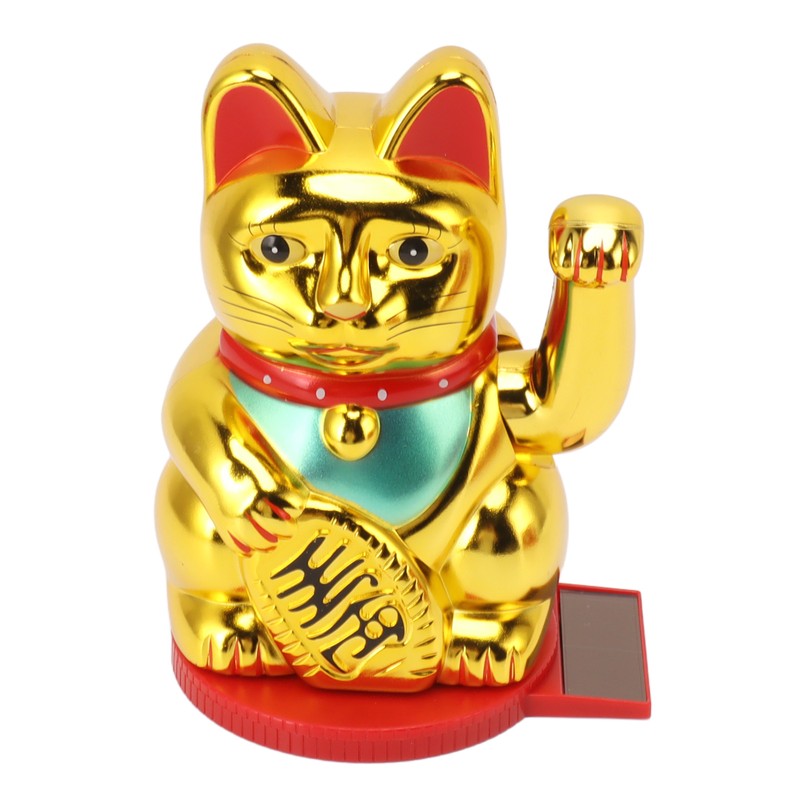Solar Energy Powered Wealth Welcoming Cat with Waving Arm 6