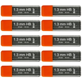 Bild Premium 1.3 mm Mechanical Pencil Lead Refills HB #2 (HB Mega, 1.3 mm)