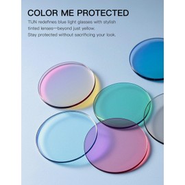 TIJN Olisa Blue Light Blocking Glasses for Women Men,Oval Frame Grey Tinted Bluelight Glasses for Computer/Screen