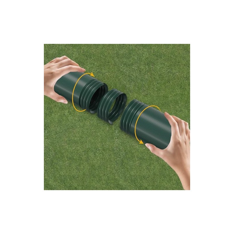 plusgutter Gutter Downspout Extensions Auxiliary Connector, Extra Connector to Connect