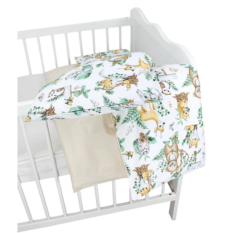 TupTam Children's Bed Linen Patterned 2-Piece Reversible Bed Linen, Colour: