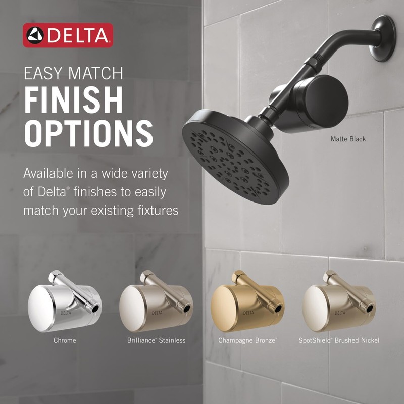 Delta Faucet Clarifi Standard Shower Filter Attachment with Filter, Shower