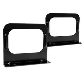 2pc 5" x 3" Rectangular Tail Light Mounting Bracket [L Shaped] [3mm Powder Coated Steel] [Ultra Sturdy] [Versatile Mounting] For Tail Brake Lights On Tow Truck 80-Inch Wide Trailers