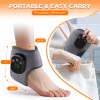 Cordless Electric Ankle Massager with Heat and Vibration Foot Warmer