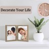 ORIVAN 3.5x5 Double Picture Frames Hinged Folding Photo Frames Vertical