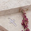 Tuscany Silver Cubic Zirconia Cross Pendant