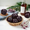 Lorigun 9pcs Artificial Lifelike Simulation Black Plum Fake Fruits Photography