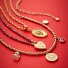 Leonardo Jewels Giselle Damen Halskette aus Edelstahl IP Gold mit