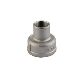 2-1/2" X 1" 304 Stainless Steel Class #150 Threaded Reducing Bell Coupling