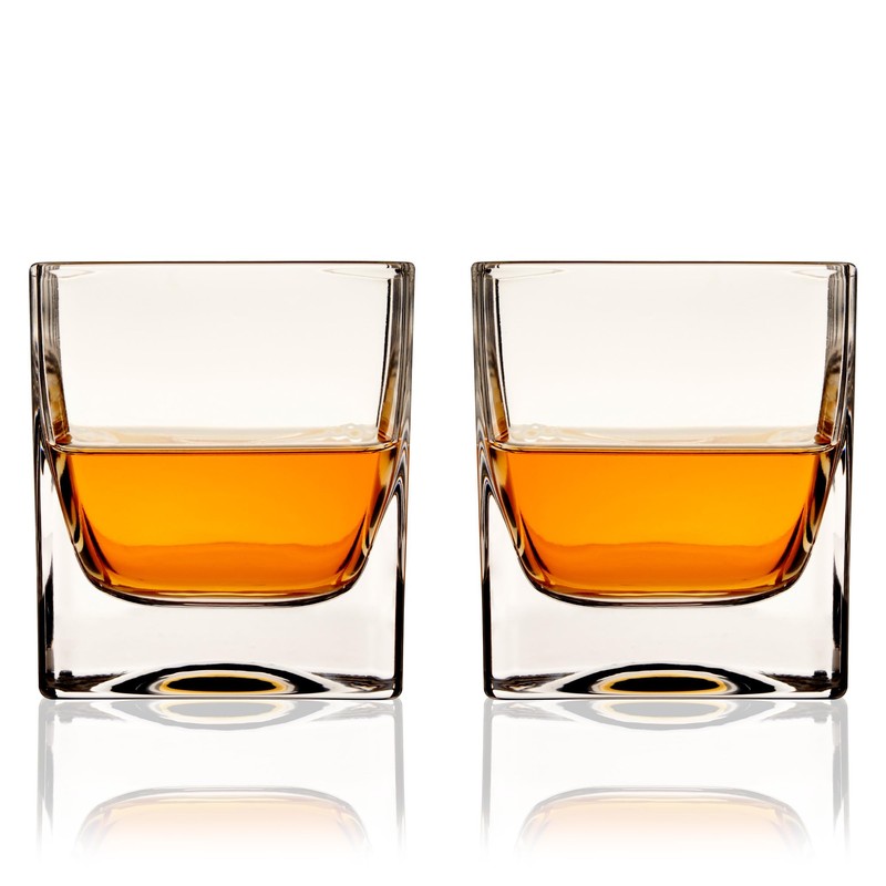 Viski Braque Rocks Short Glass Set - Old Fashioned Glass