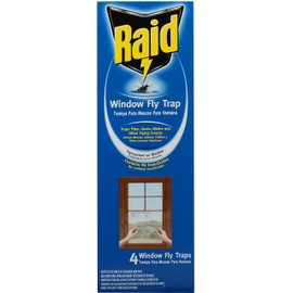 Raid Window Fly Traps, 4 Traps
