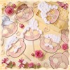 Hollowfly 30 Sets Grandparents Day Craft Mask DIY Art and