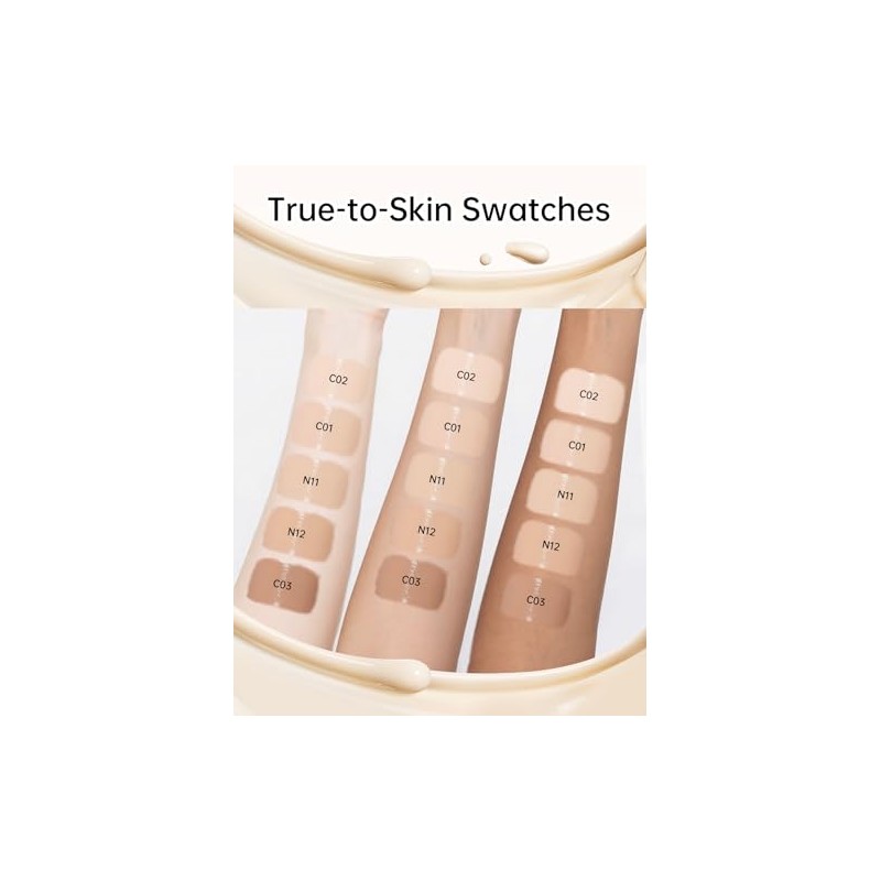 Catkin Cream Base Cojín Aire Cobertura Completa Corrector Hidratante Maquillaje