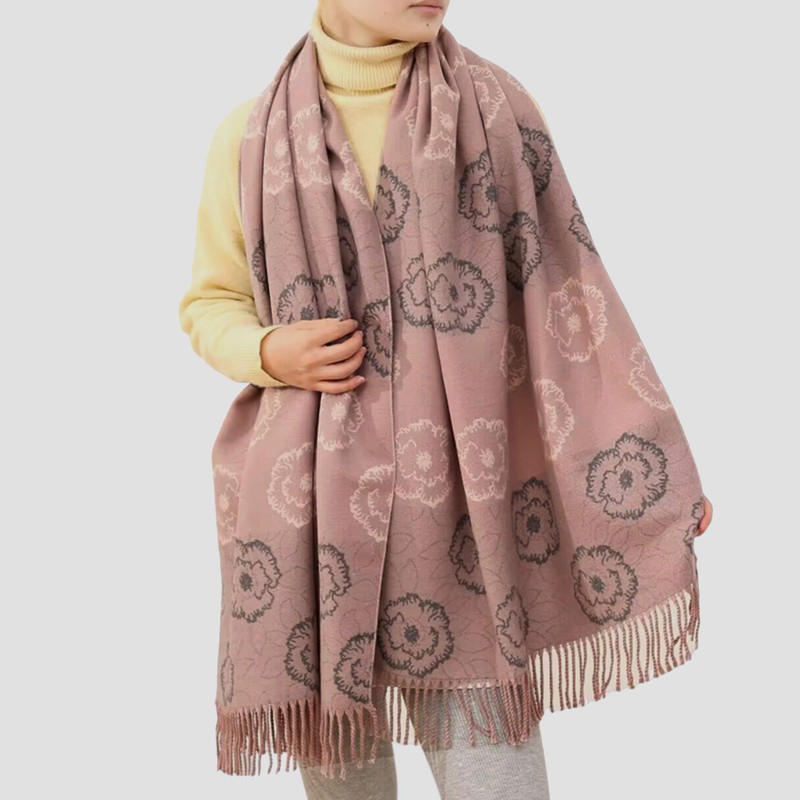 GFM® CSHSHL-B Cashmere Blend Scarf - Tree of Life Trees