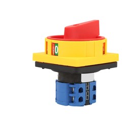1Pcs Universal Changeover Selector Switch, Power Transfer Switch, 2 Positions 8 Terminals, LW26GS-20/04-2 Padlock 380V 20A Motor, Water Pump Generators, Rotary Cam Selector