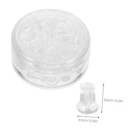 Gatuida Earring Backs Replacements Ear Stoppers for Earrings Durable and Comfortable for Jewelry Making One Box