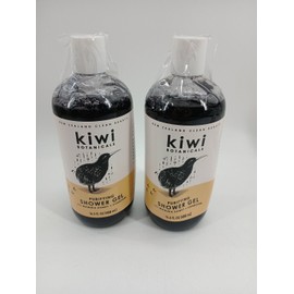 Kiwi Botanicals (Lot Of 2) Purifying Shower Gel W/ Manuka Honey+ Charcoal 16.5oz Kiwi Botanicals