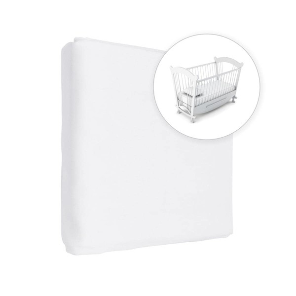 Jersey 100% Cotton Fitted Sheet, Fits 90 x 40 cm