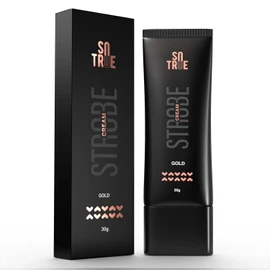 Sotrue Strobe Cream Gold For Face Radiance, Multipurpose Strobe Cream, Dewy Glazed Instant Glow, Highlighter For Face, Boosts Hydration, For All Skin Types, 30G,