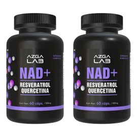 Nad Resveratrol Quercetina Antioxidante 120 Caps Azga Lab                                                                                             