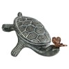Turtle Butterfly Garden Statue Resin Fade Proof Weather Resistant Curious