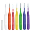 wellsamed Travelbrush 7-Piece Interdental Brush Set, ISO 0-5, Brush Size: