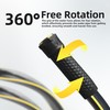 Solution4Patio Long Black Garden Hose 3/4 in. x 50 ft.