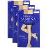 Gunze SB520 Women's Stockings, Sabrina, 3 Pairs Set, Shape, Tightens