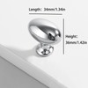 Fanruier Modern Minimalist Round Single Hole Cabinets, Drawers, Cabinets, Furniture