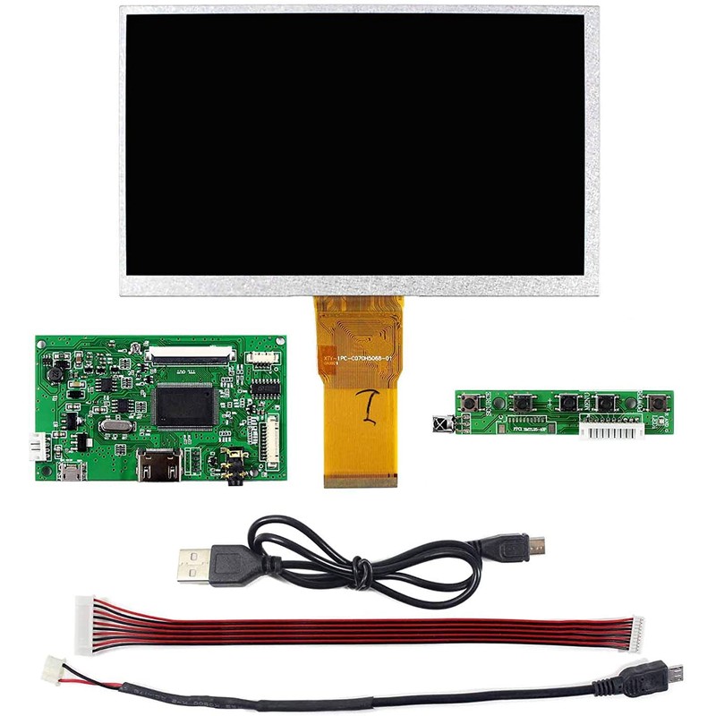 VSDISPLAY 7" 7 inch 1024x600 400nit 50 pins IPS LCD